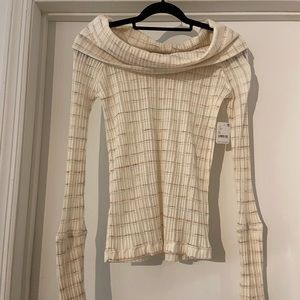 NWT Free People We the Free Off the Shoulder Top